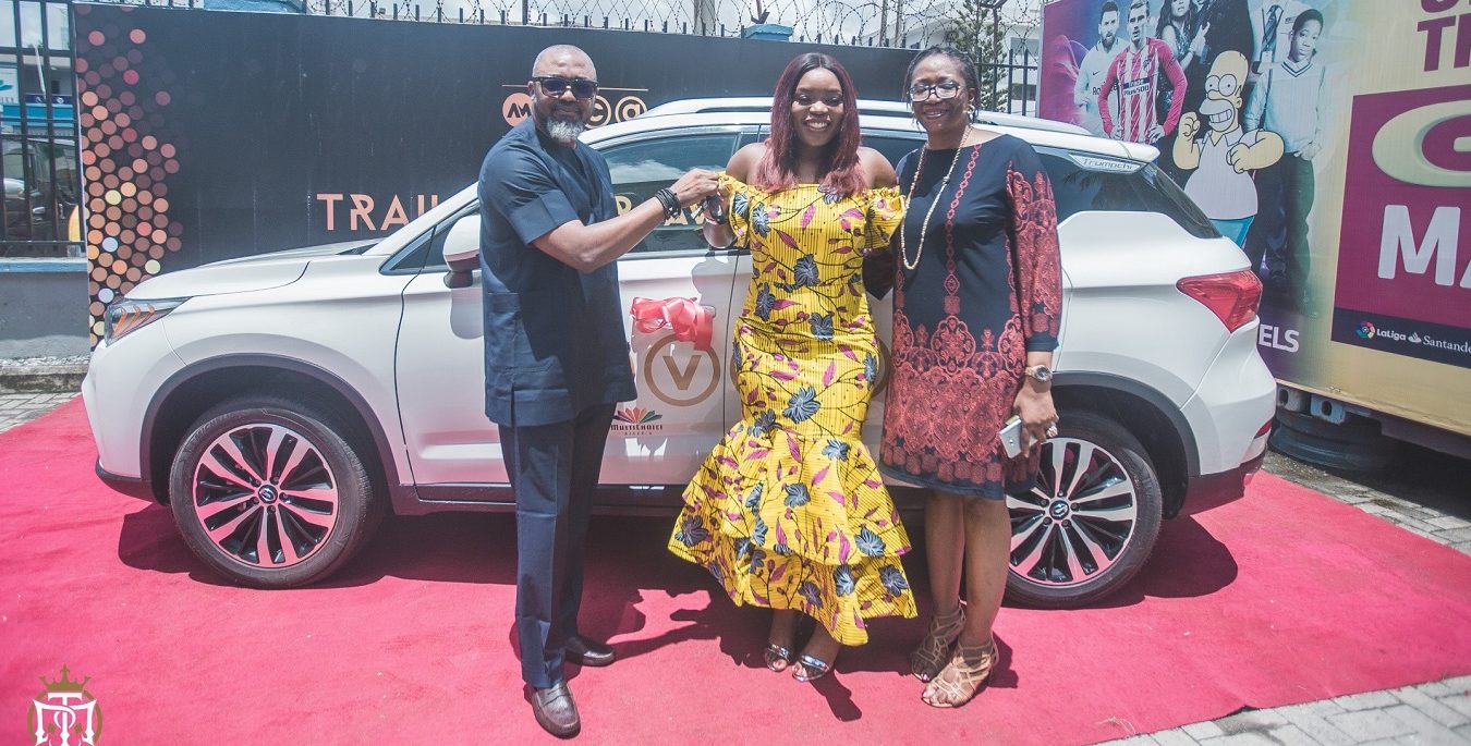 AMVCA: Bisola gets SUV prize for Trail Blazer Award