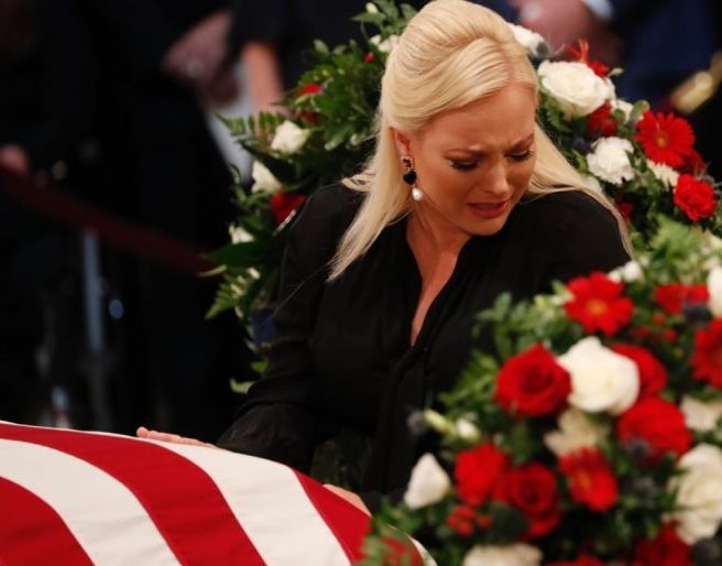 John McCain goes home