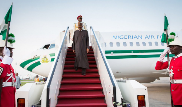 Buhari returns to Abuja after attending AU summit in Addis Ababa