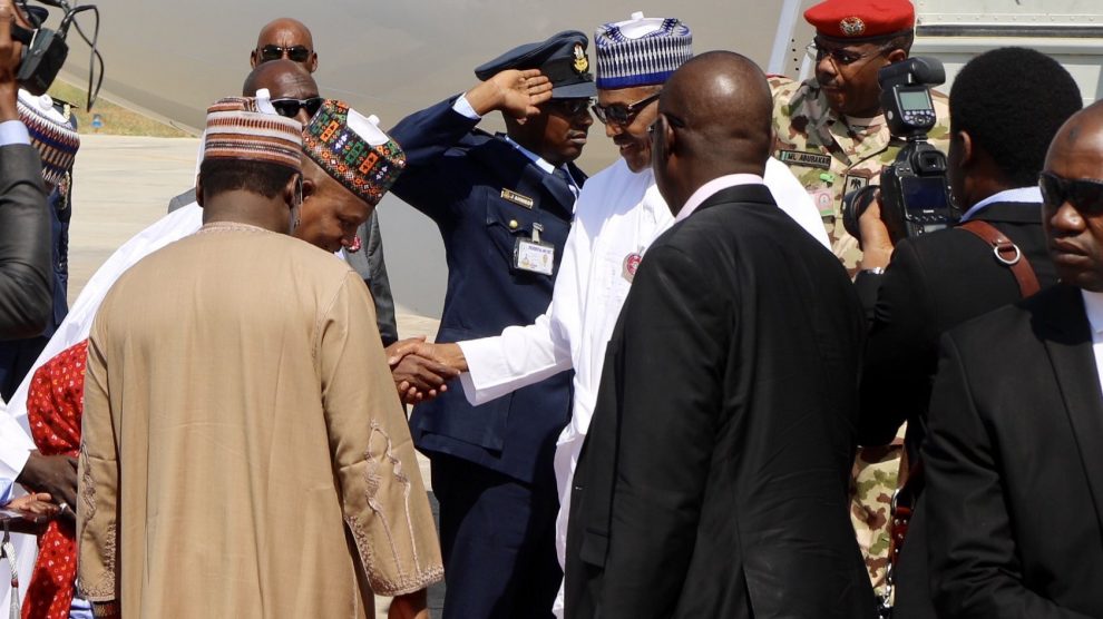 Buhari in Maiduguri as Osinbajo chairs FEC meeting