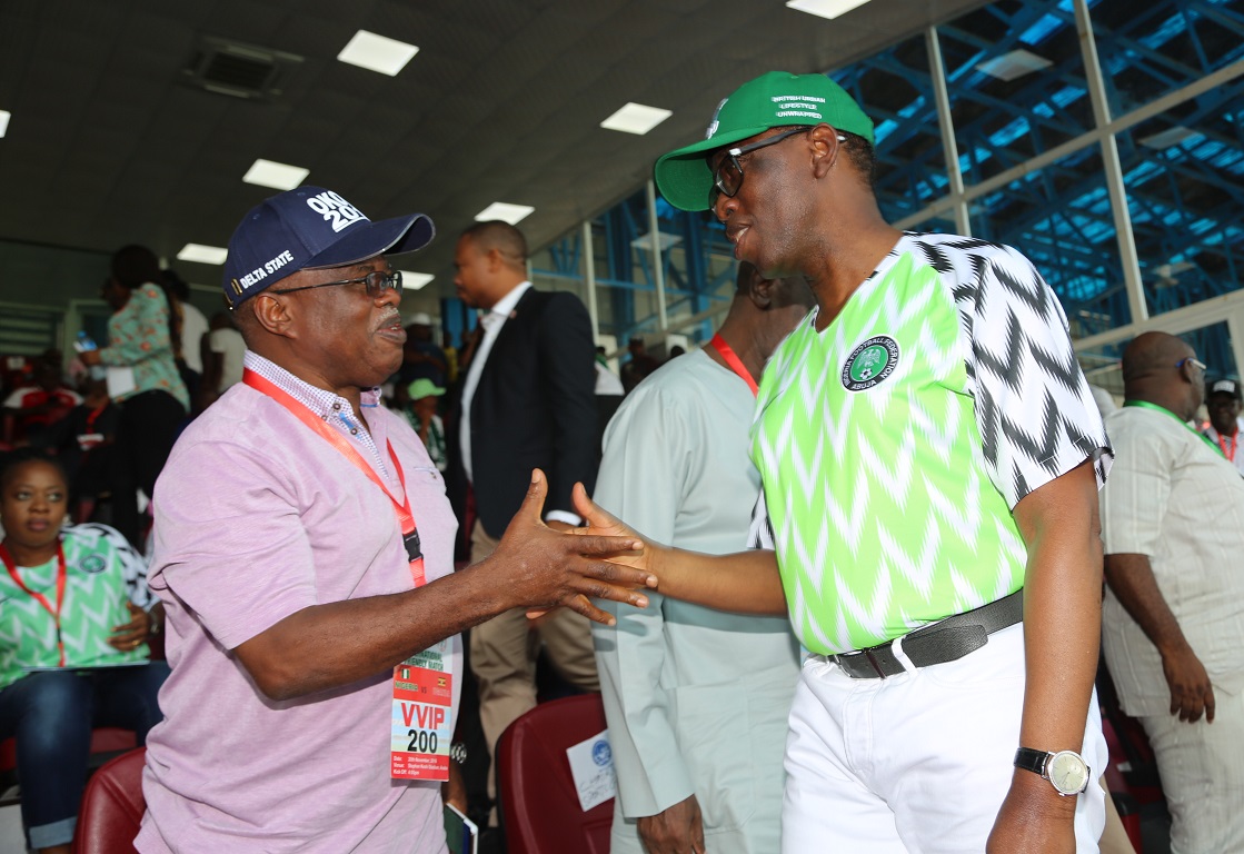 AFCON 2019: Okowa redeems pledge, gives Super Eagles $50,000