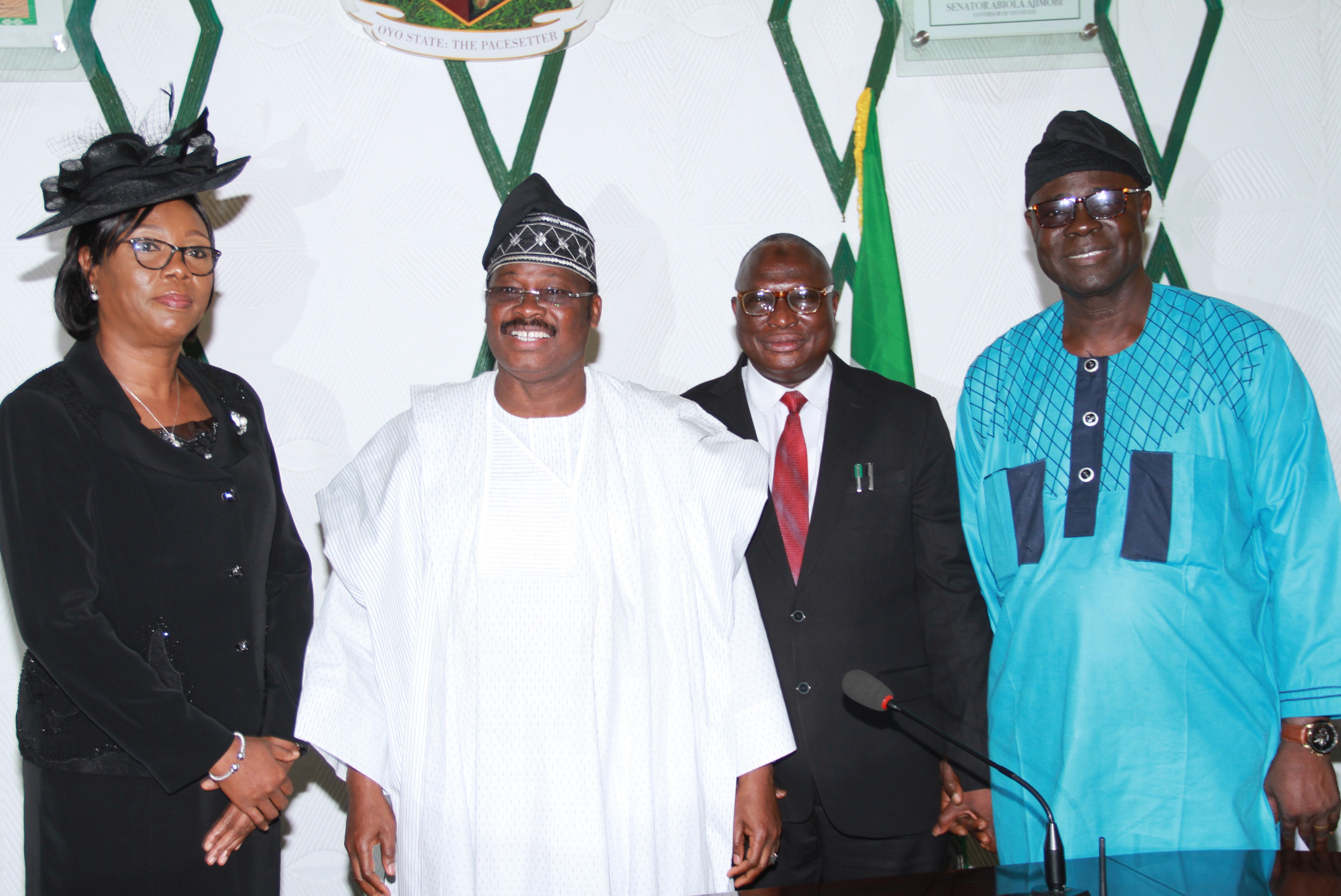 Oyo: Ajimobi swears in first female President, Customary Court of Appeal