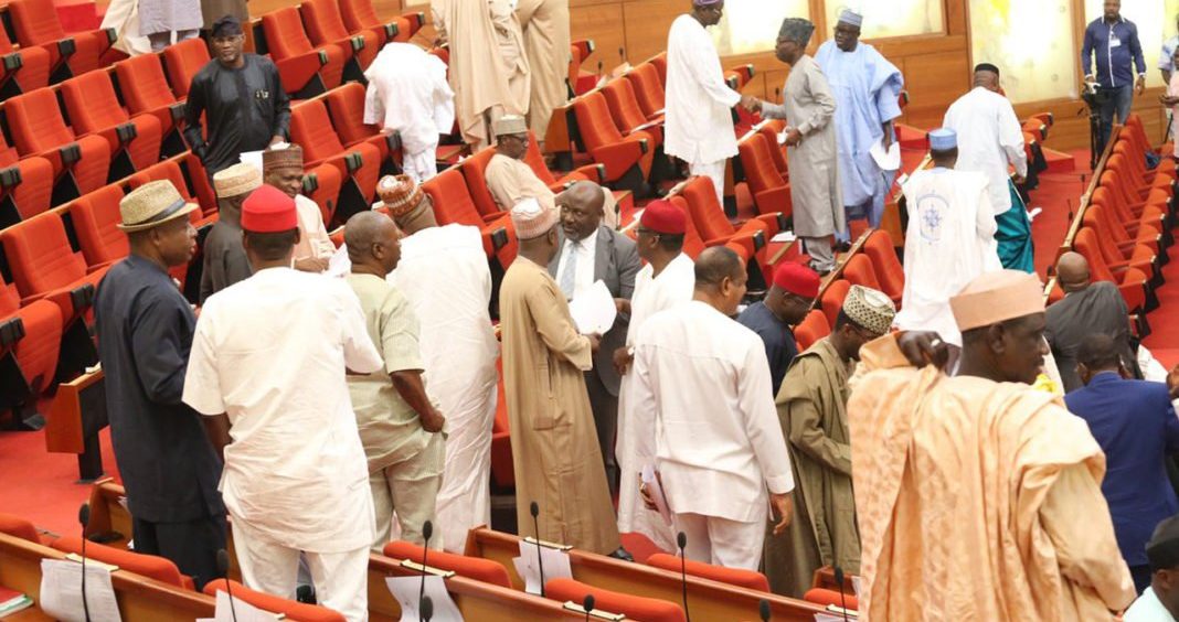 Senate in rowdy session, stops confirmation of nominees for EFCC board