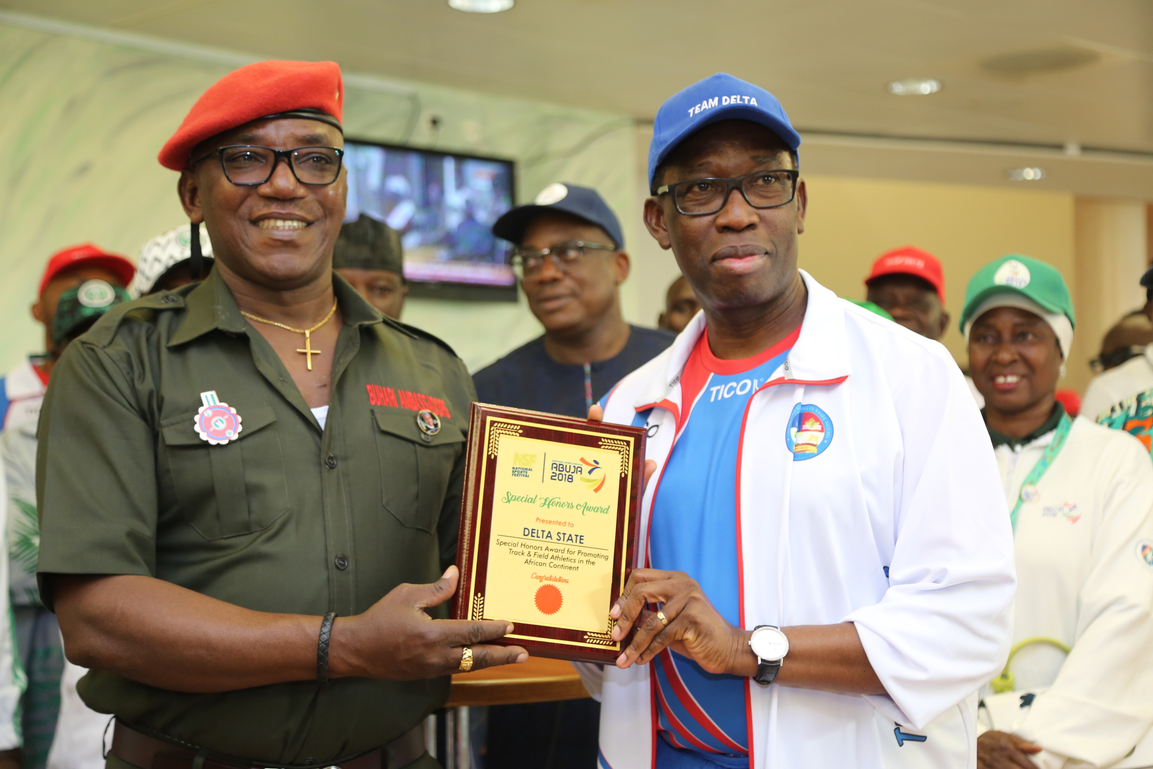 Abuja 2018: Delta bags award for promoting continental sports