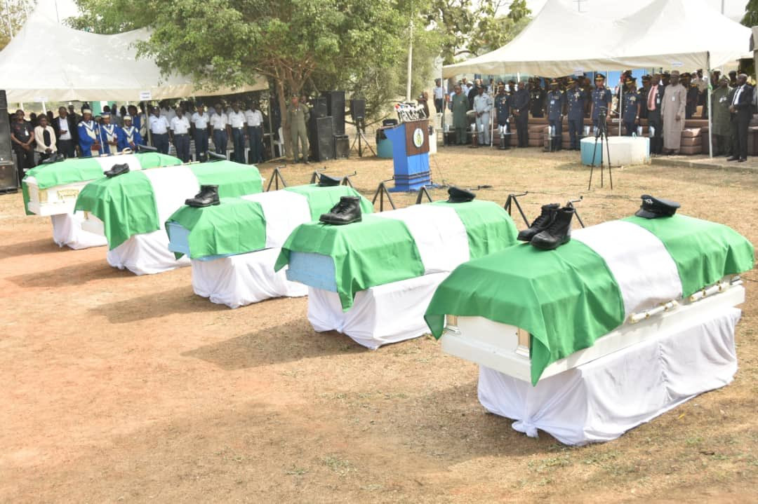 Helicopter crash: Remains of five Air Force personnel buried