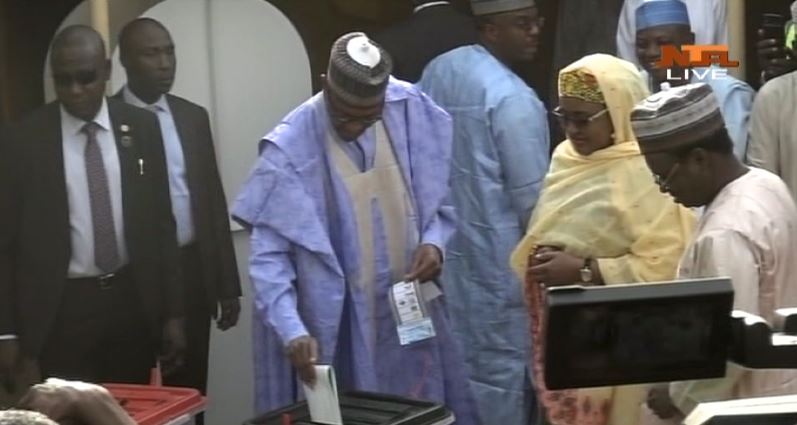 2023 election: Buhari votes in Daura, speaks