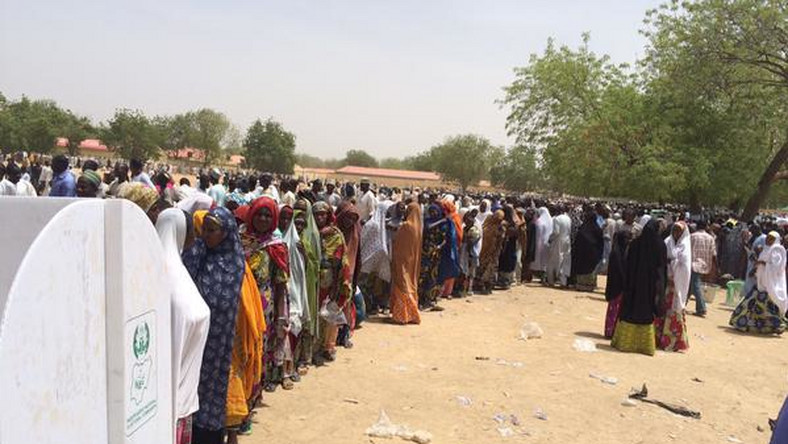 Election: Despite explosion scare, IDPs out en-masse to vote