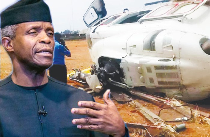 Helicopter crash: Rescue team averted casualty, injury –Investigating agency