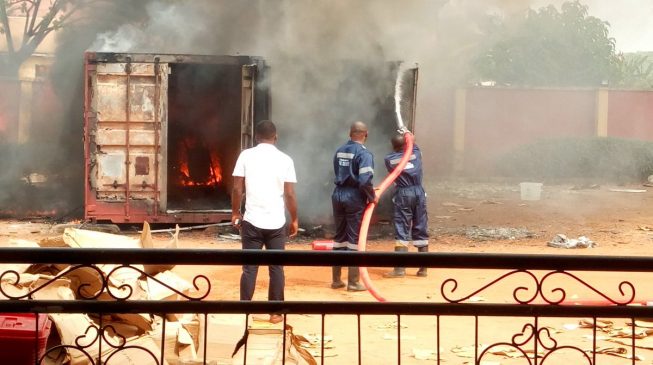 4,695 smart card readers burnt in fire outbreak –INEC