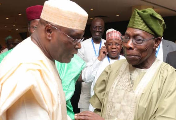 Atiku, Makinde visit Obasanjo in Abeokuta