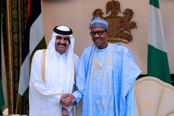 Come invest in Nigeria, Buhari tells Qatar as he hosts emir