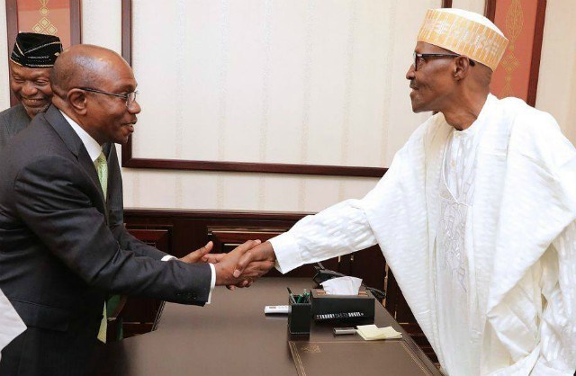 Buhari nominates Emefiele as CBN governor for another term