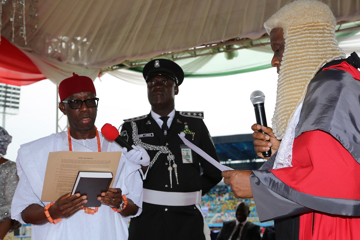 My oath for a second term is for a stronger Delta –Okowa