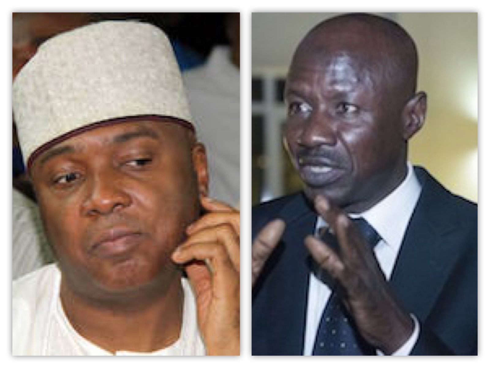 EFCC to Saraki: Be afraid only if you have skeleton in your cupboard