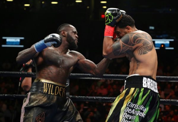 Wilder knocks out opponent in first round, calls out Joshua