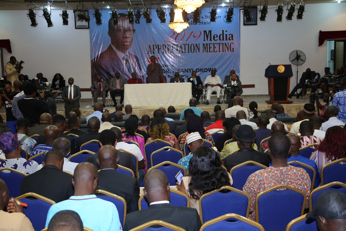 Okowa to journalists: Partner with us, ensure factual reportage