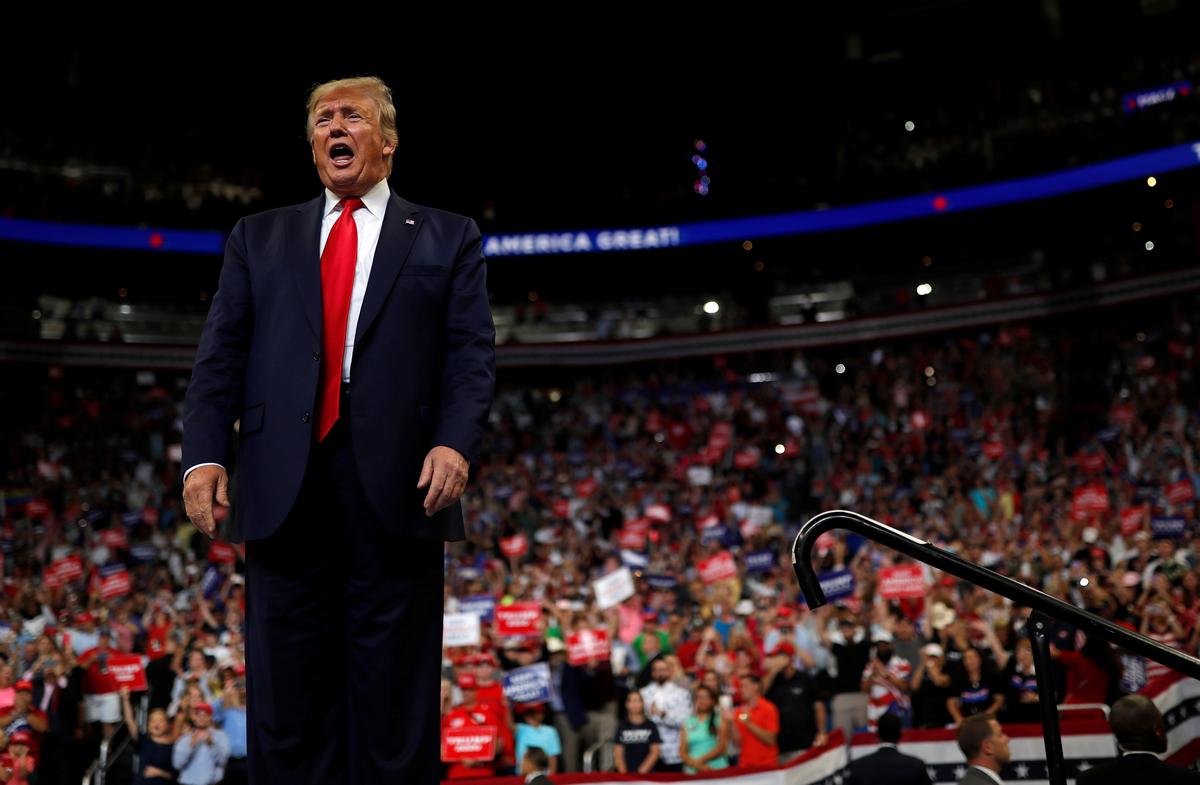 Donald Trump formally launches 2020 re-election bid