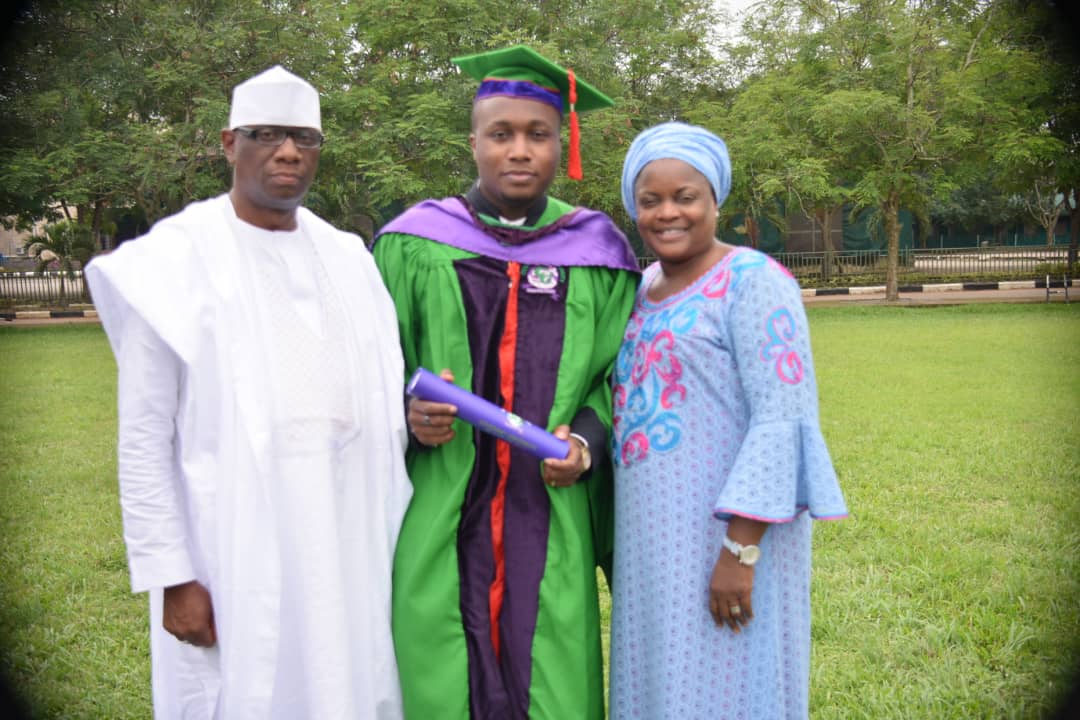PHOTO NEWS: Boboye Oyeyemi’s son graduates at Covenant University