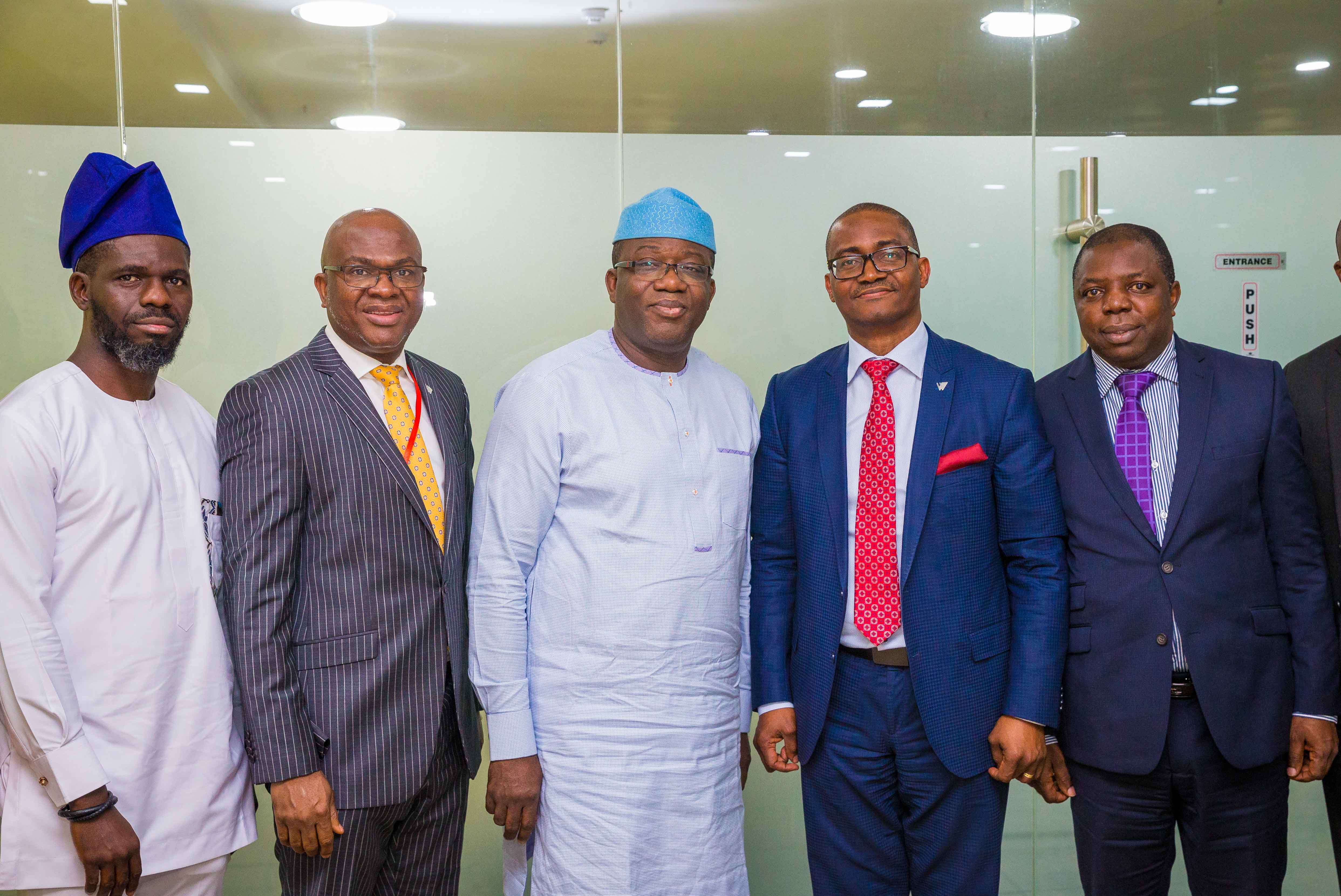 PHOTO NEWS: Wema Bank meets Ekiti governor, Fayemi