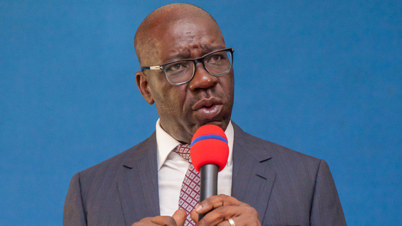 Edo decides: Police force Obaseki out of INEC office