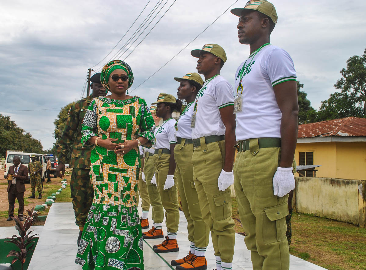 Exhibit high level of patriotism, Erelu Fayemi charges corps members