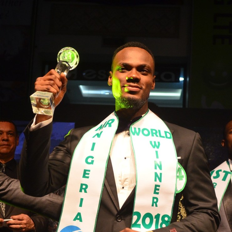Mr Nigeria departs for world contest, seeks Nigerians’ votes