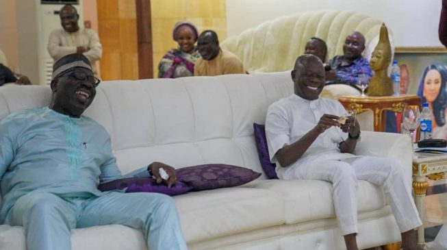 Surprise visit: What Obaseki told Oshiomhole, and the response