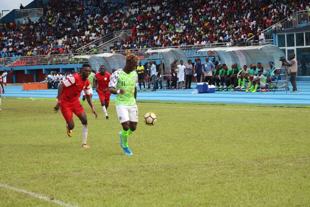 Nigeria humble Sudan 5 nil to qualify for Under-23 AFCON