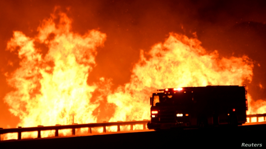 California faces huge power cuts as wildfires rage