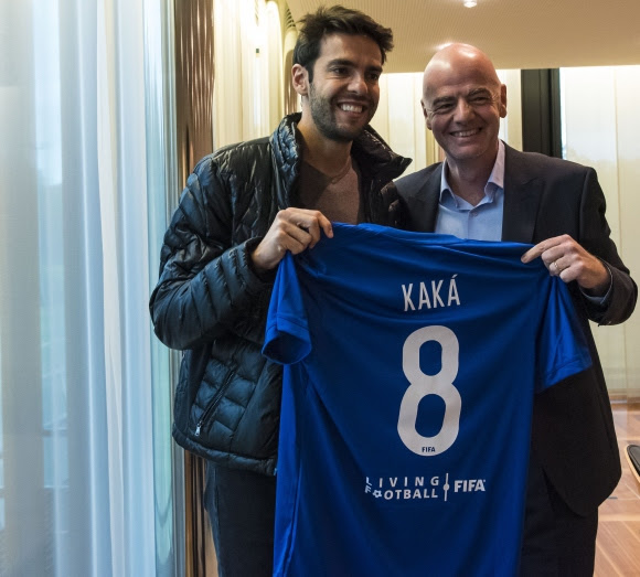 Kaka visits Home of FIFA, states real reason for it