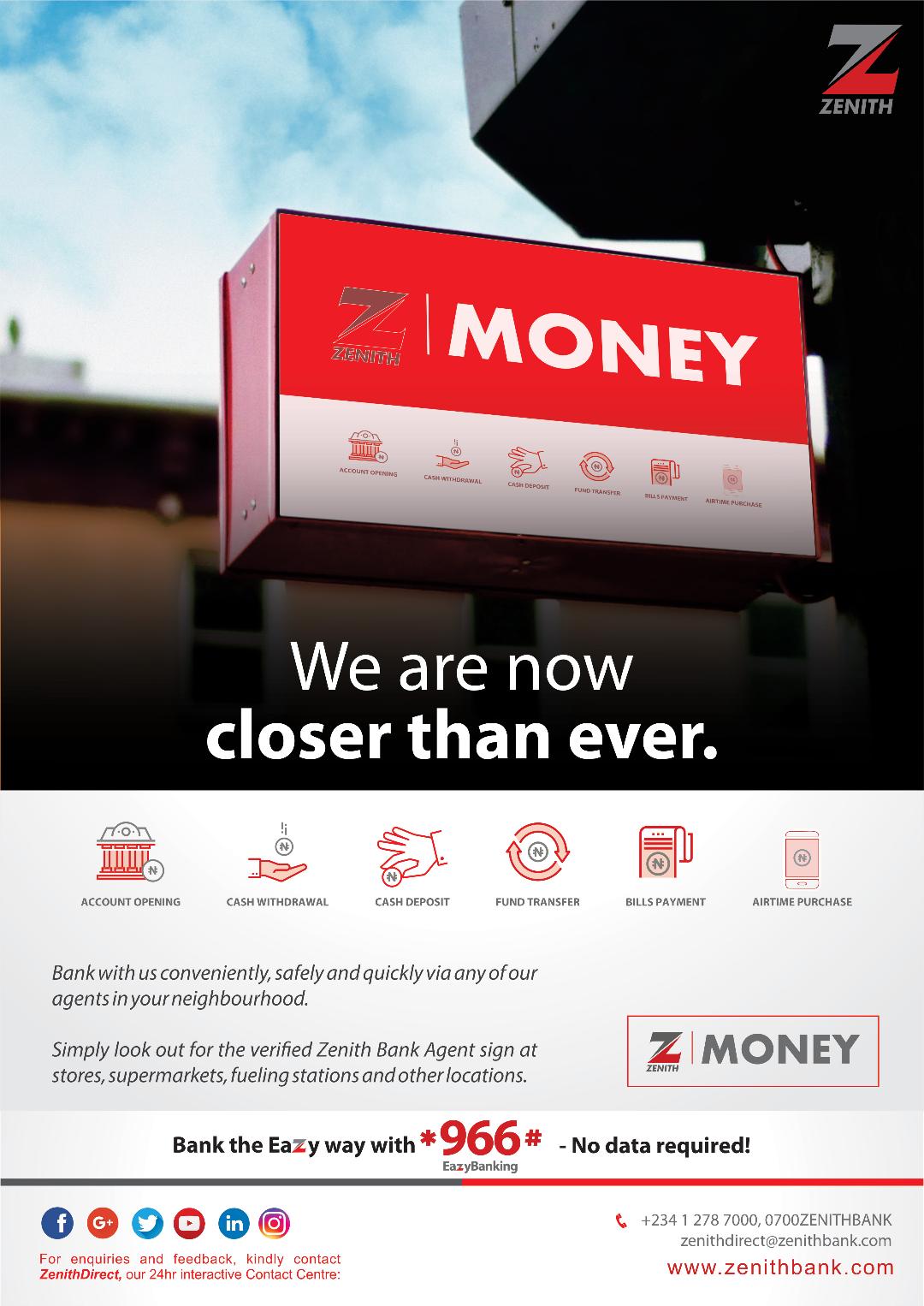 Z-Money: Zenith Bank drives convenient banking, financial inclusion