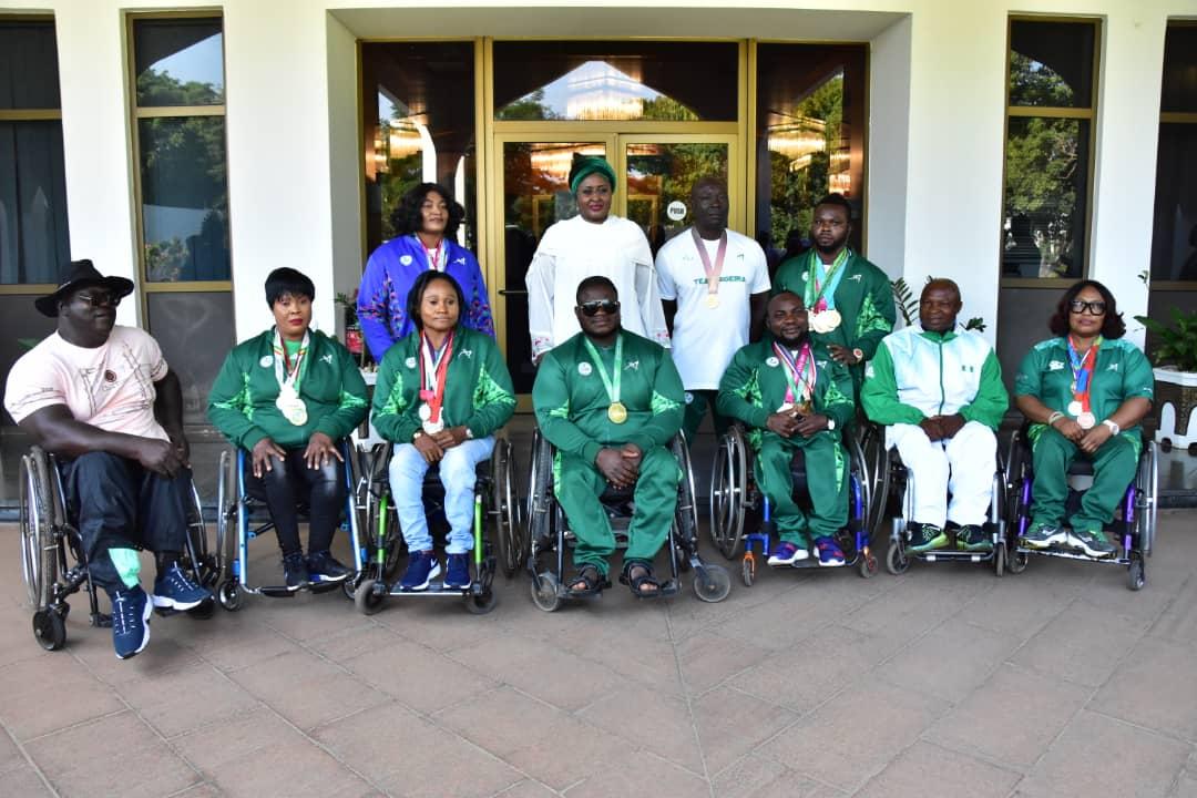 Aisha Buhari hails Nigeria’s choice for Para Powerlifting World Cup