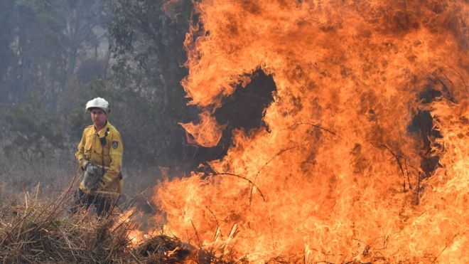 Bushfires rage across Australia's east coast