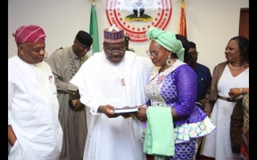 Women empowerment: Lawan advises Tallen on need to work with NASS