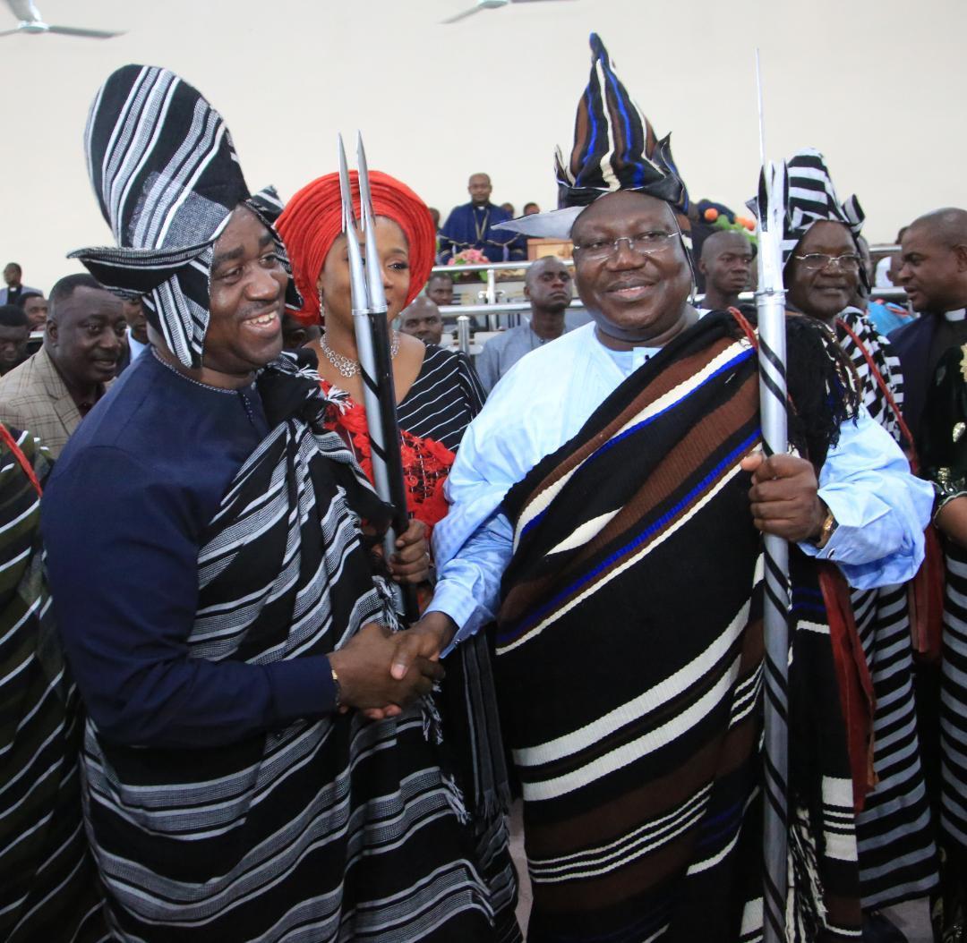 PHOTO NEWS: Lawan graces thanksgiving, church dedication by Suswam
