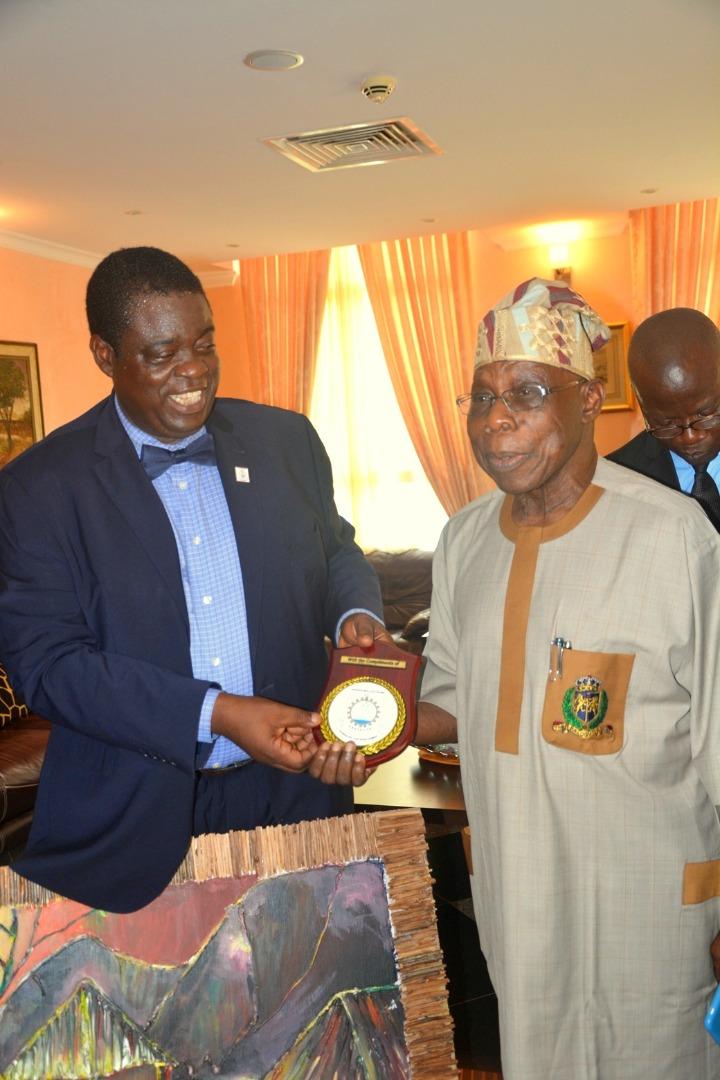 PHOTO NEWS: MAPOLY management visits Obasanjo