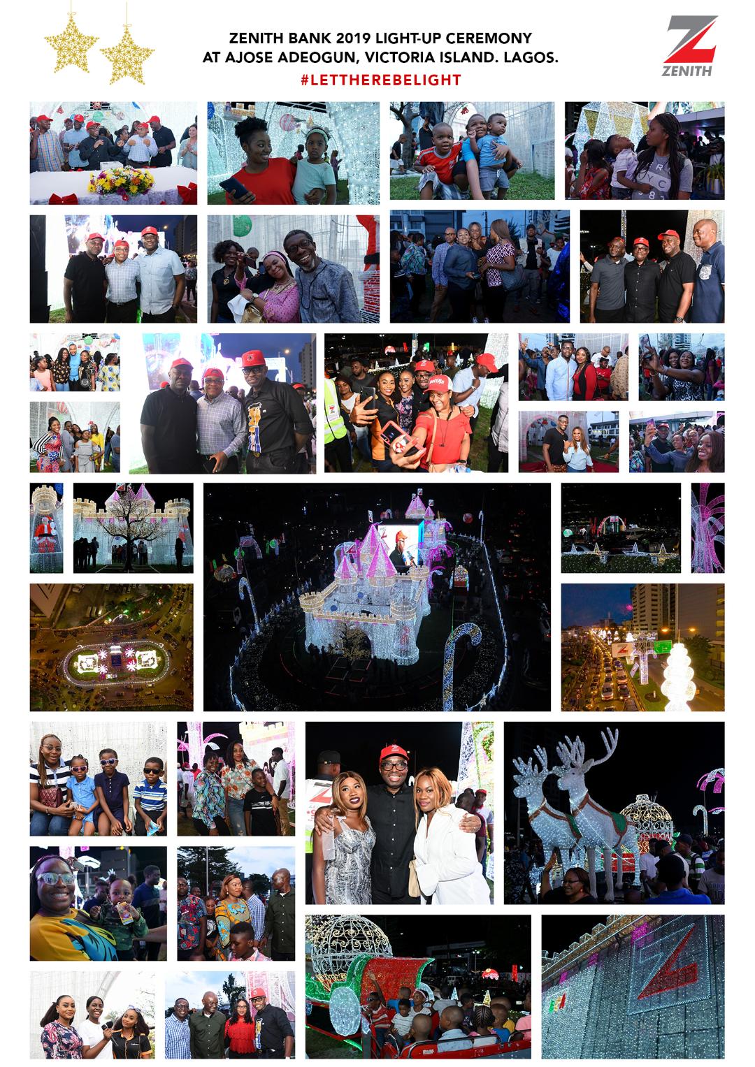 Zenith Bank’s Christmas lights dazzle Lagosians