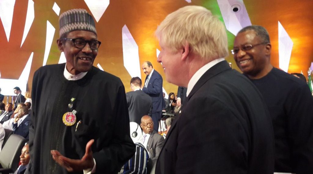 Buhari felicitates with PM Boris Johnson on discharge from hospital