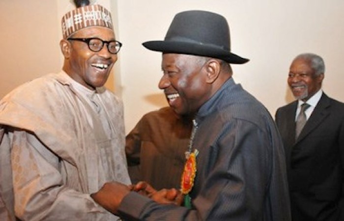 Jonathan at Aso Rock again, briefs Buhari on Mali crisis