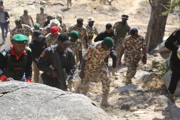 Buratai visits Police College, troops in Gwoza
