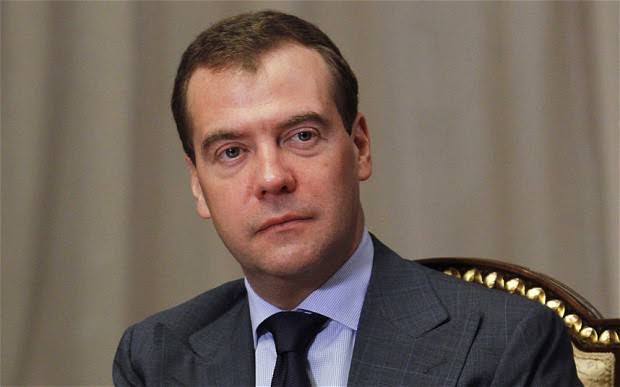 JUST IN: Russia Prime Minister Medvedev resigns