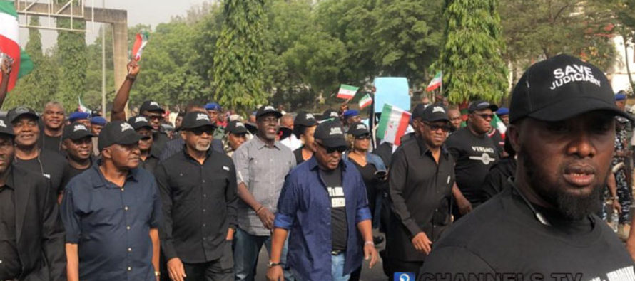 Imo guber: PDP in protest march against Supreme Court sack of Ihedioha