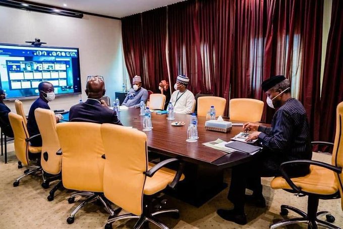 COVID-19: Osinbajo in self-isolation, holds meeting via video conferencing