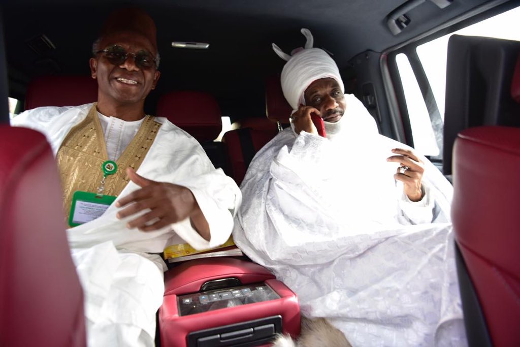 Sanusi regains freedom, leaves Awe to which he was banished