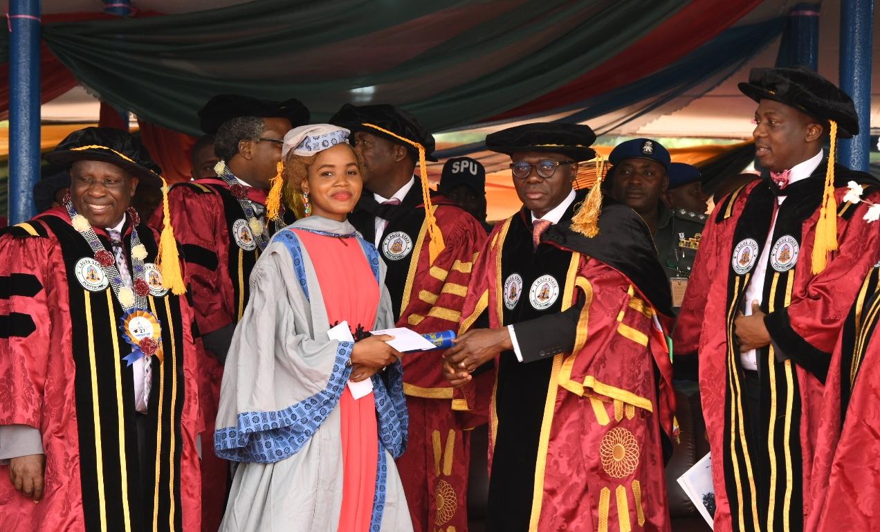 LASPOTECH’s best graduating student gets Sanwo-Olu’s job offer