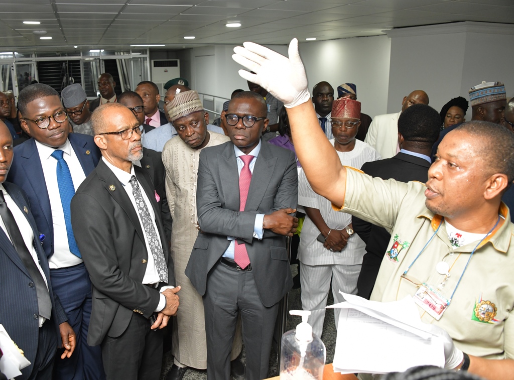 COVID-19: Sanwo-Olu pays unscheduled visit to airport, checks screening