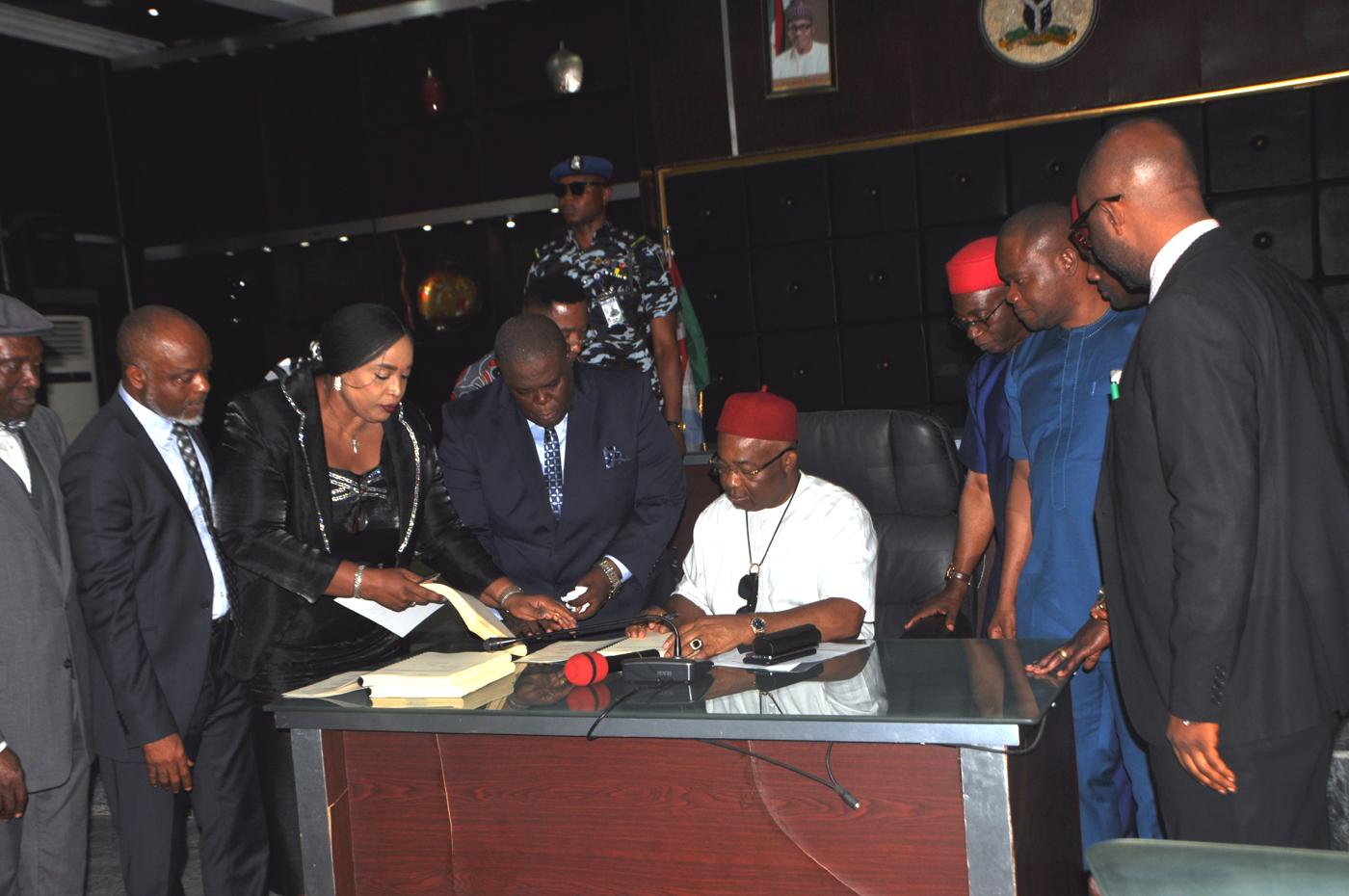 Uzodimma signs Criminal Justice Administration Bill into law