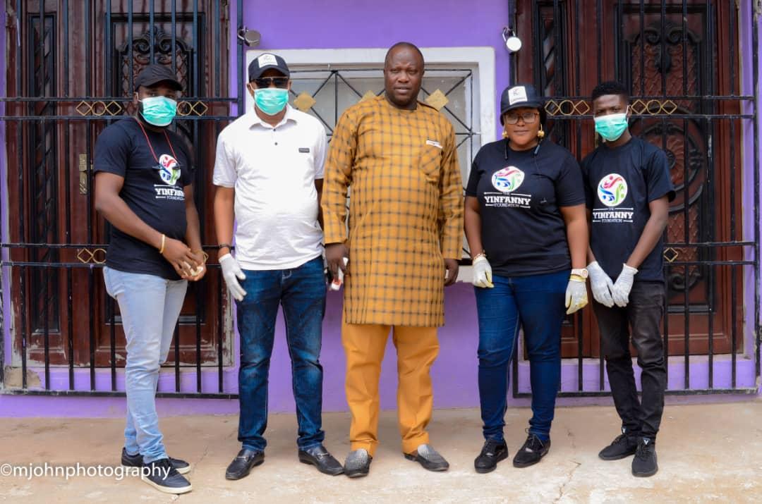 COVID-19: Yinfanny distributes relief materials to less-privileged in Ibadan