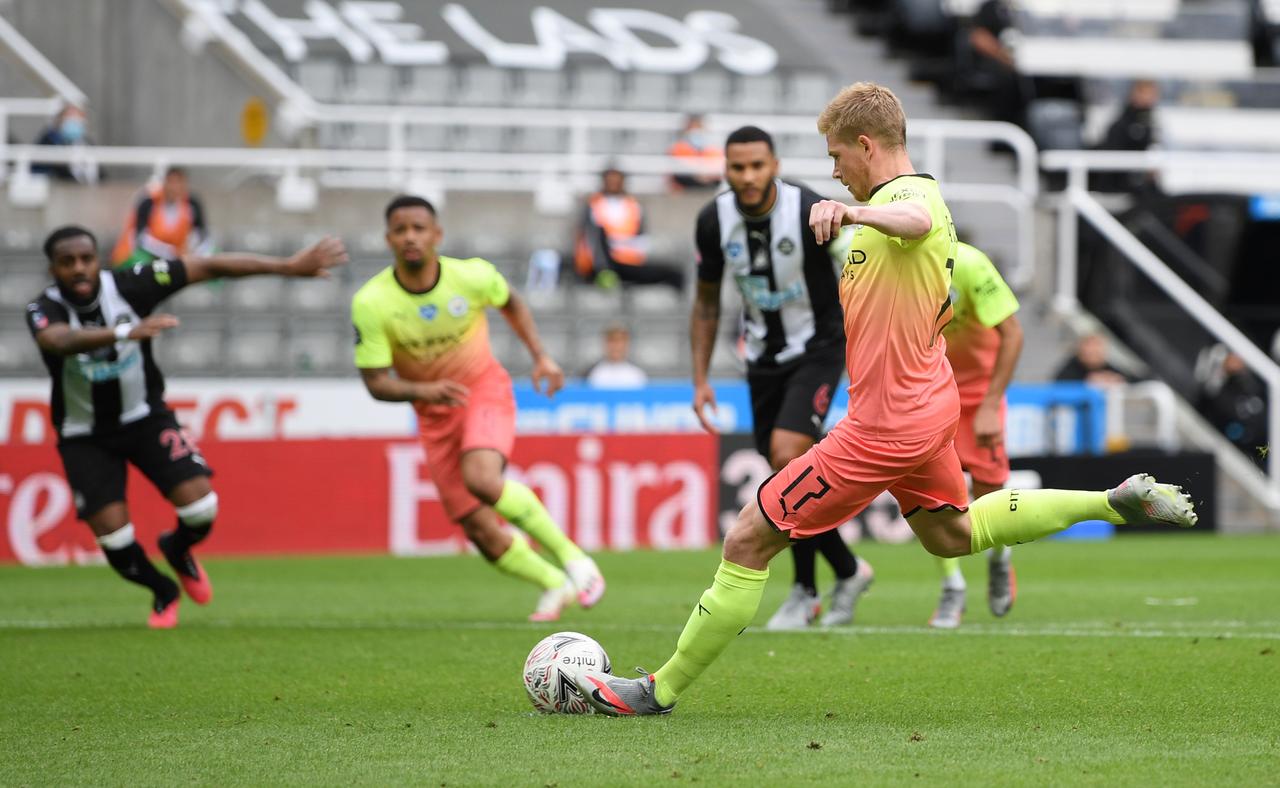 Holders Man City beat Newcastle United to cruise into FA Cup semi-finals