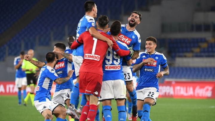 Napoli beat Juventus on penalties to win Coppa Italia